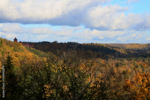 autumn landscape on the hills