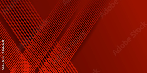 Abstract shiny 3D red vector background with stripes 