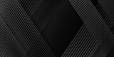 Black grey metallic abstract presentation background with dark concept. Vector Illustration