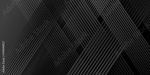 Black grey metallic abstract presentation background with dark concept. Vector Illustration