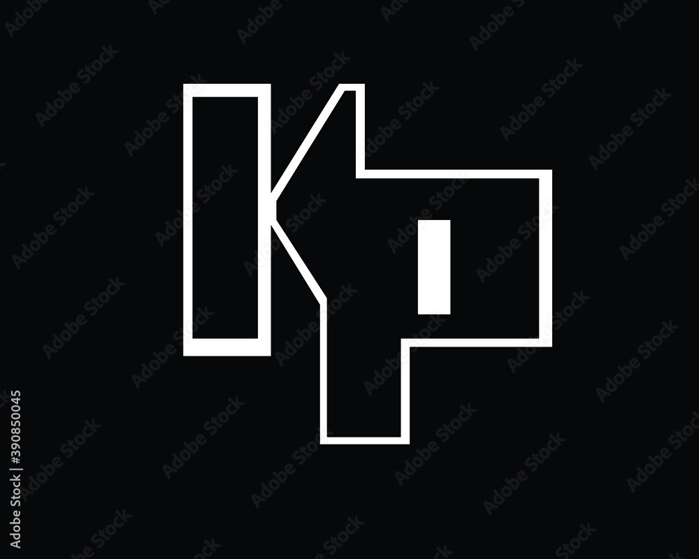 k p and k r logo design logos