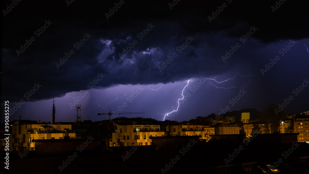 thunderstorm in Oviedo
