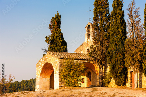 Chapel St. Sixte in central Provence, France photo