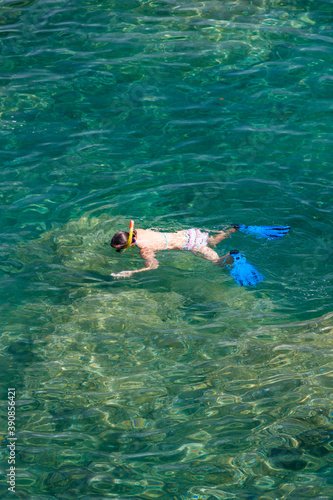 snorkeling at Cap de Peyrefite, Languedoc-Roussillon, France
