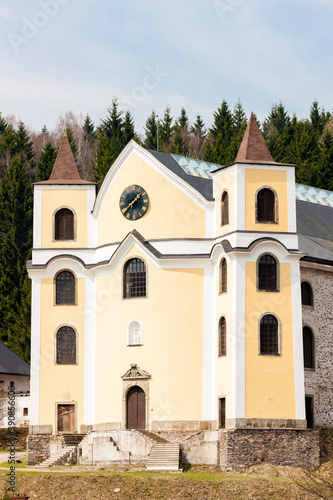 Church in Neratov, Orlicke mountains, Czech Republic