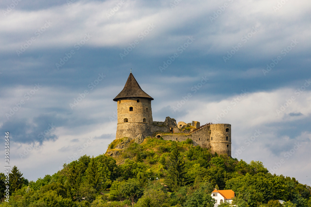 castle Somoska on Slovakia Hungarian border castle Somoska on Slovakia Hungarian border