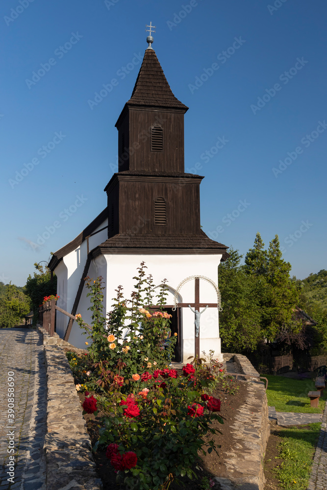 Fototapeta premium Historical village center of Holloko, region Northern Hungary