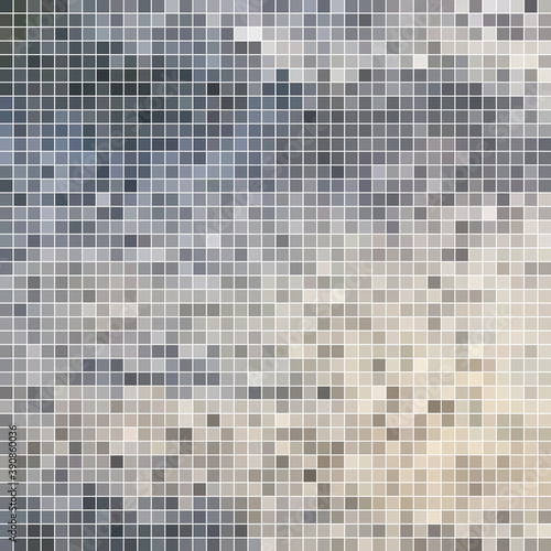 abstract vector square pixel mosaic background