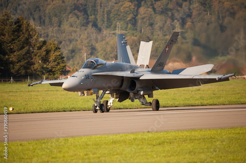 Obraz na płótnie Landung Kampfjet
