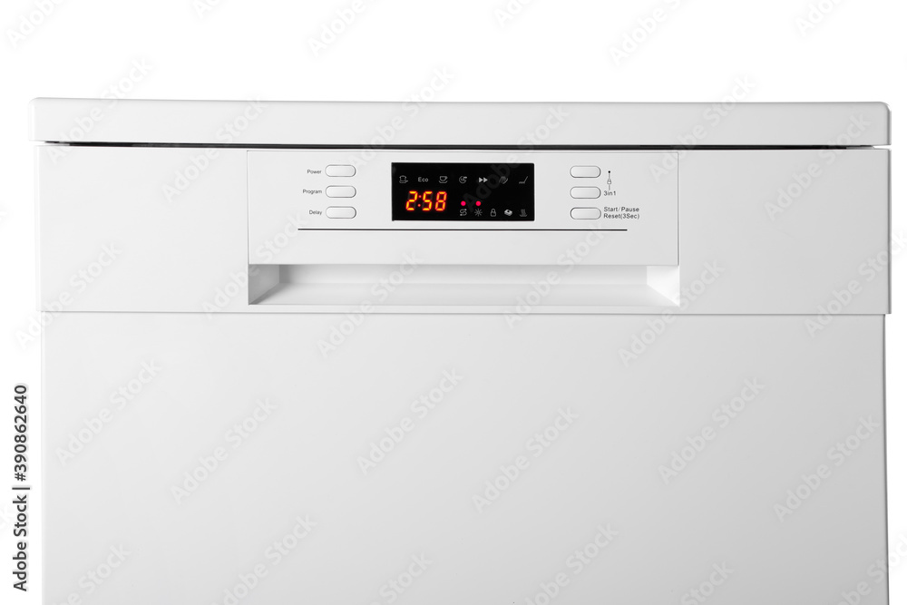 Fototapeta premium dishwasher details on white background