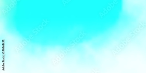 Light Green vector pattern with clouds.