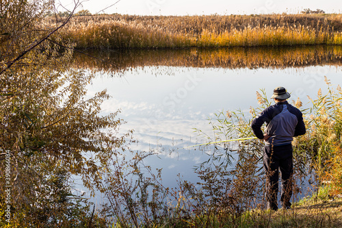 fishing on the lake