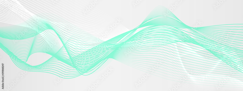 Abstract muted background with azure wavy lines. Abstract muted background with azure wavy lines.