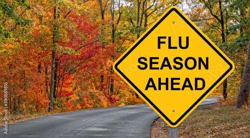 Flu Season Ahead Warning Sign