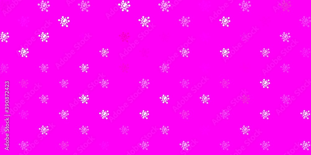 Light Pink vector texture with disease symbols. Light Pink vector texture with disease symbols.