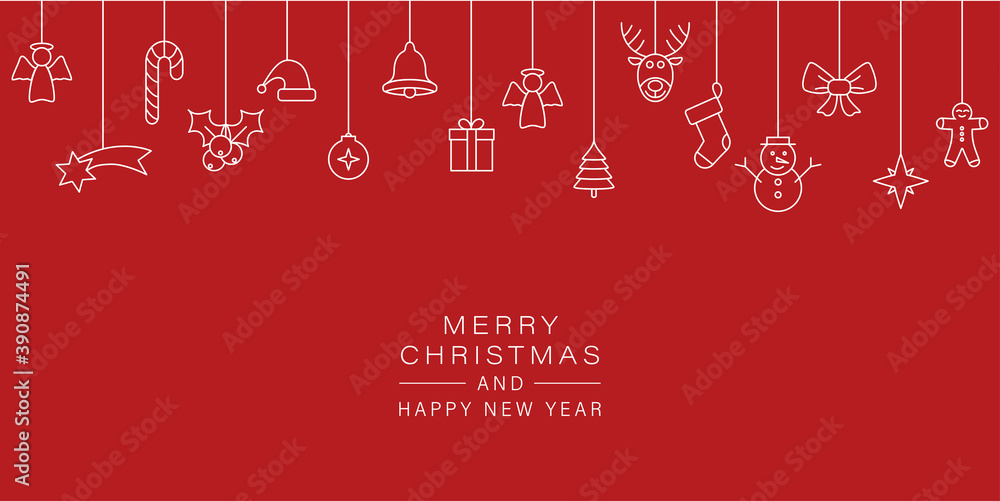 christmas vector banner line icon element white background. celebration greeting card. black element ornament with santa, reindeer, gift, snowflake, angel, sock, snowman. christmas vector banner line icon element white background. celebration greeting card. black element ornament with santa, reindeer, gift, snowflake, angel, sock, snowman.