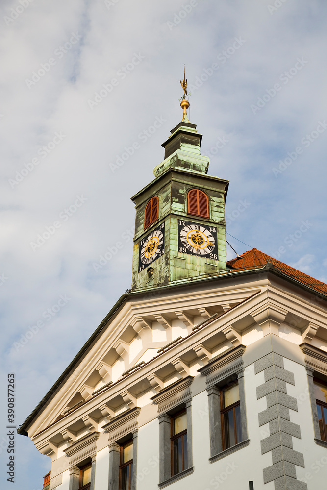 Ljubljana City Hall building, Slovenia.