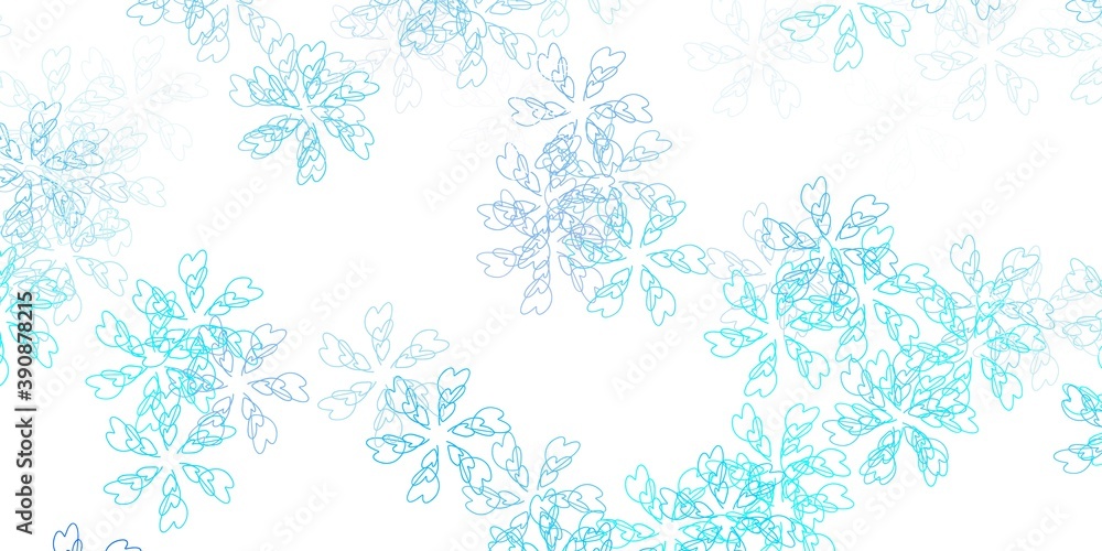 Light blue vector abstract background with leaves. Light blue vector abstract background with leaves.