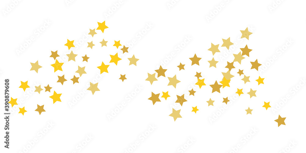 Star confetti. Star confetti.