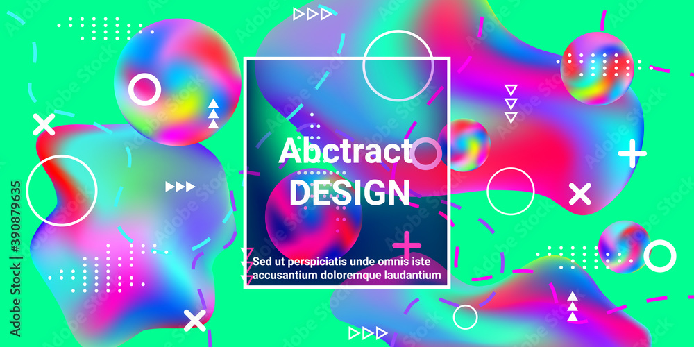 Modern design poster Modern design poster