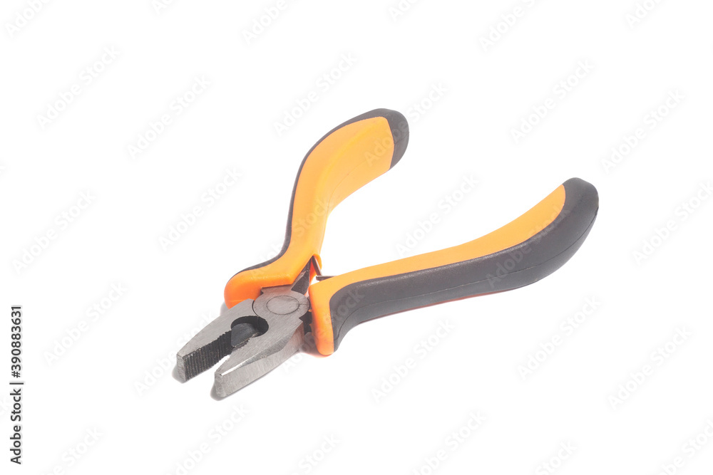Pliers tool isolated on white background Pliers tool isolated on white background
