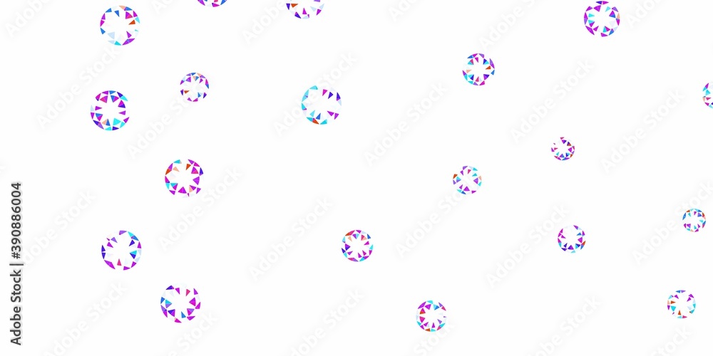 Light blue, red vector template with circles. Light blue, red vector template with circles.