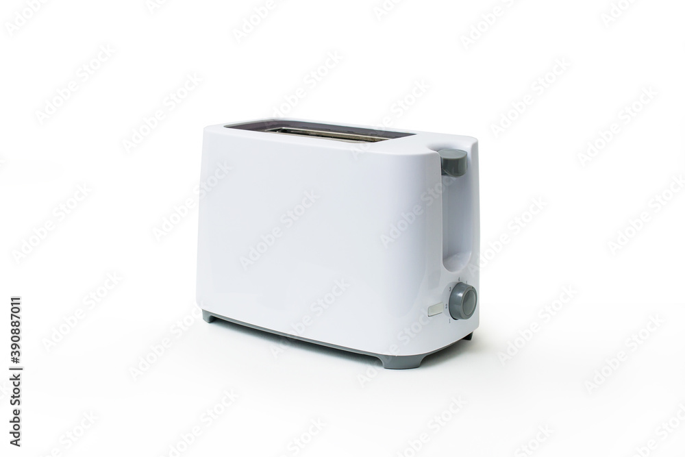 white toaster isolated on white white toaster isolated on white
