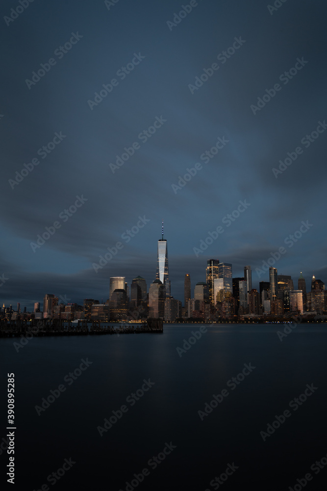 Lower Manhattan from Liberty State Park