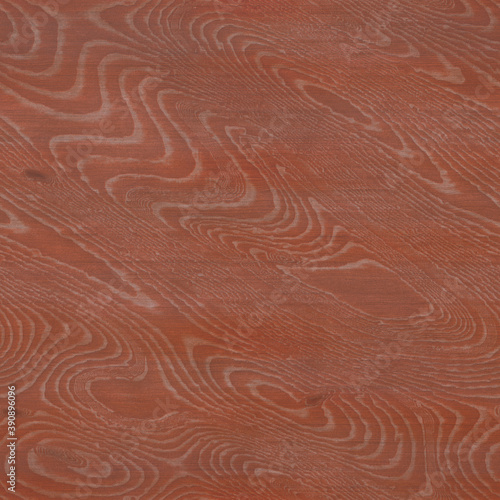 The wood is rosewood the background is a deep red-pink color with a distinctive wood pattern. 3D-rendering