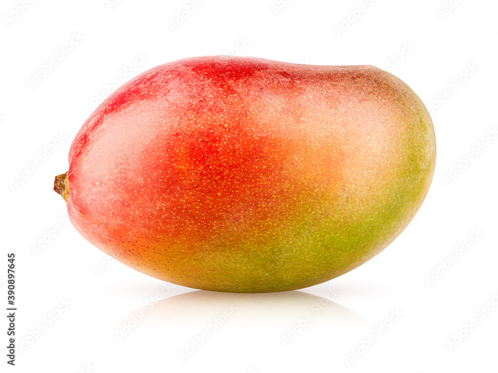 Mango exotic fruit. Whole fresh mango isolated on white background. Tropical Fruit with clipping path included. Full depth of field. Mango exotic fruit. Whole fresh mango isolated on white background. Tropical Fruit with clipping path included. Full depth of field.