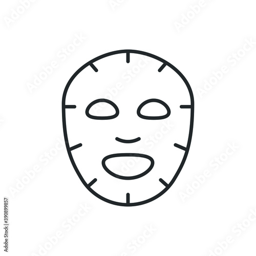 mask beauty icon vector illustration