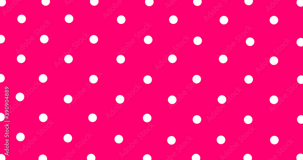 Big white polka dots on pink, seamless background. Seamless pattern of large white polka dots on a pink background for arts, crafts, fabrics, decorating, albums and scrap books. Big white polka dots on pink, seamless background. Seamless pattern of large white polka dots on a pink background for arts, crafts, fabrics, decorating, albums and scrap books.