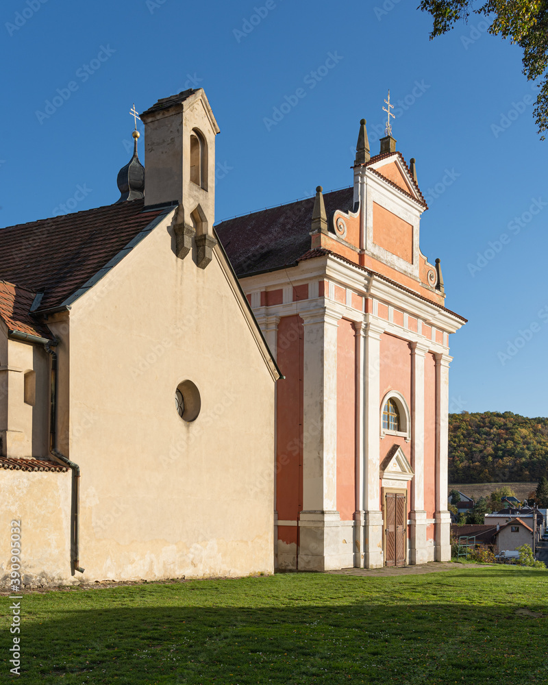 Obraz na plátně View of church of St