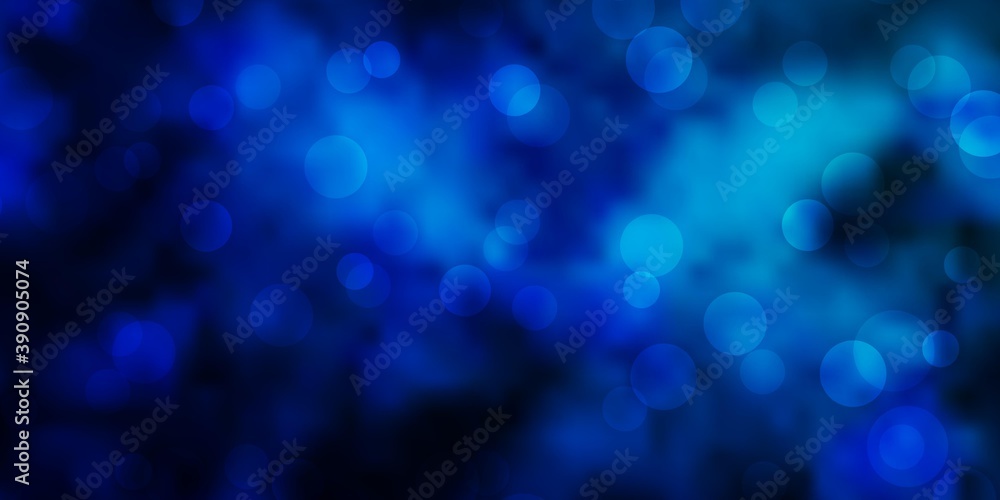 Dark BLUE vector background with spots. Dark BLUE vector background with spots.