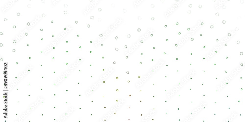 Light green, red vector background with bubbles. Light green, red vector background with bubbles.