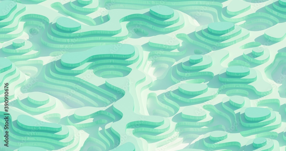 Abstract and surreal 3d background surface jade Abstract and surreal 3d background surface jade