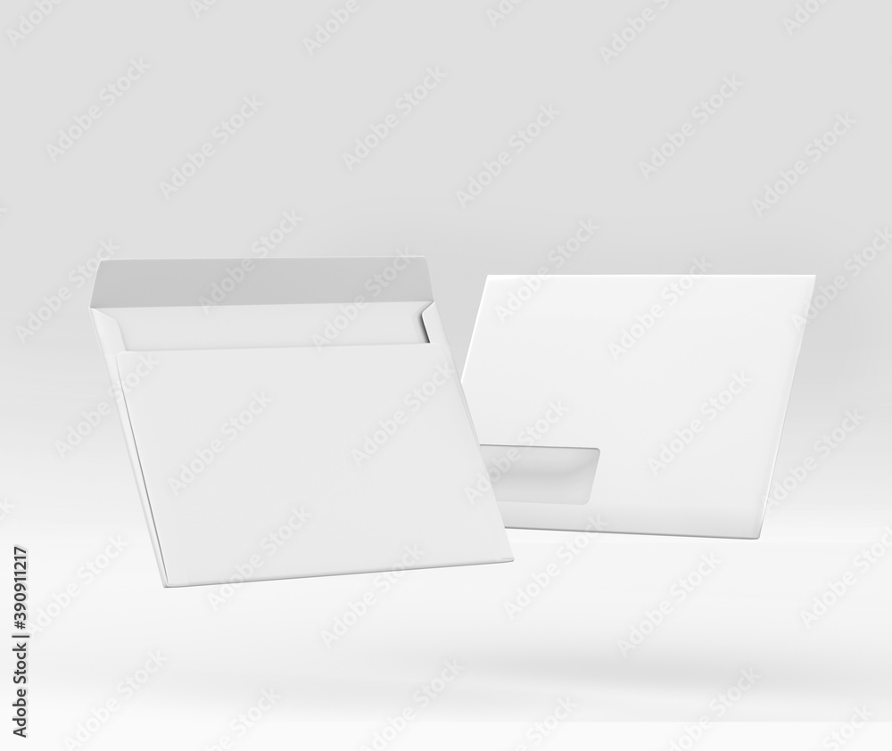 Realistic White Envelope C5/C6 mockup, Blank letter paper, c5 c6 template 3d Rendering isolated on light gray background Realistic White Envelope C5/C6 mockup, Blank letter paper, c5 c6 template 3d Rendering isolated on light gray background