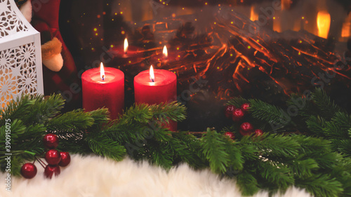 New Year's festive backgrou...