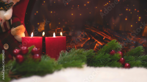 New Year's festive backgrou...