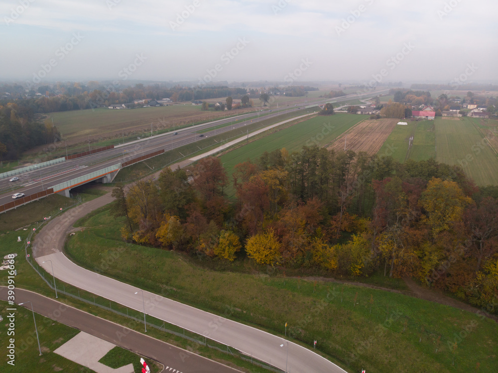 Jesienny krajobraz Mazowsza/Autumn landscape of Mazovia, Poland