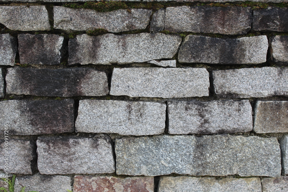 Fototapeta premium Graues Mauerwerk