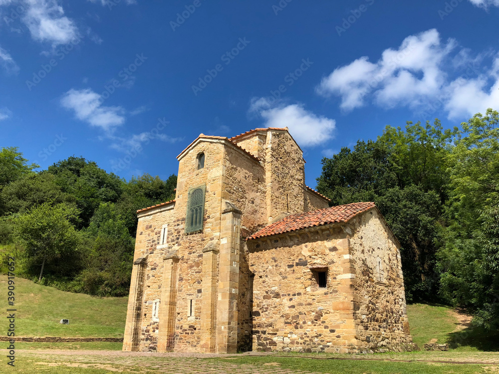 church in the Asturias mountains