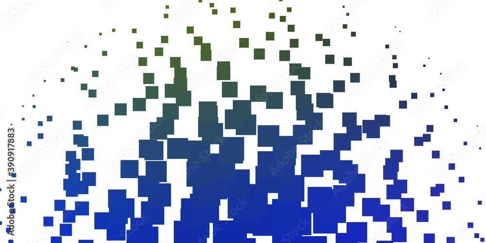 Light Blue, Green vector pattern in square style. Light Blue, Green vector pattern in square style.