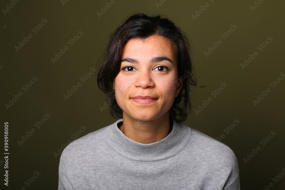 Portrait of a beautiful young woman Portrait of a beautiful young woman