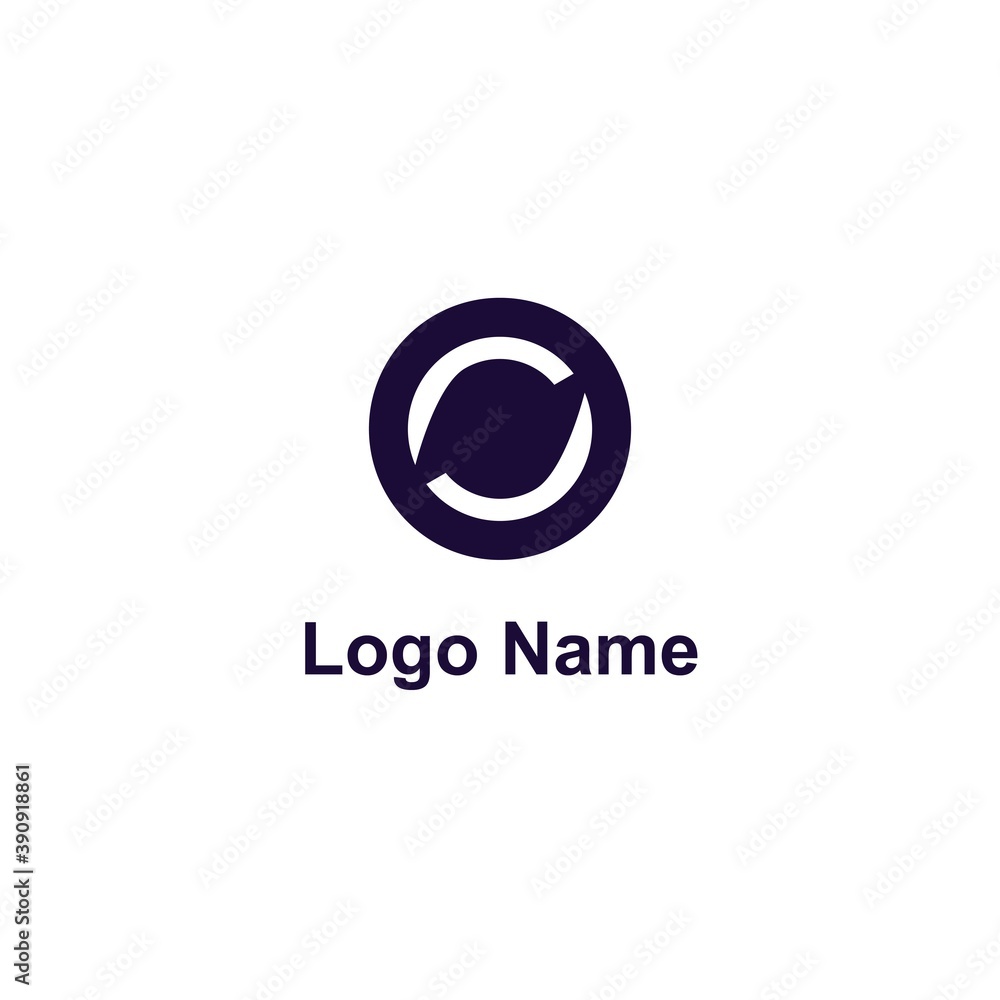 Obraz premium modern circle logo