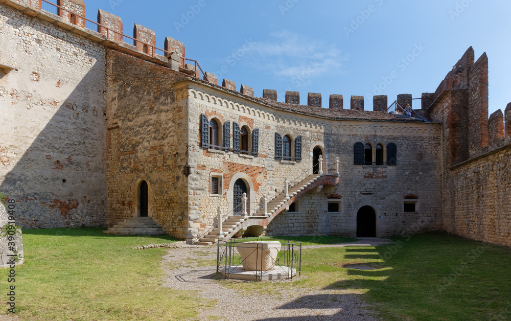 Medieval castle of Soave, Italy