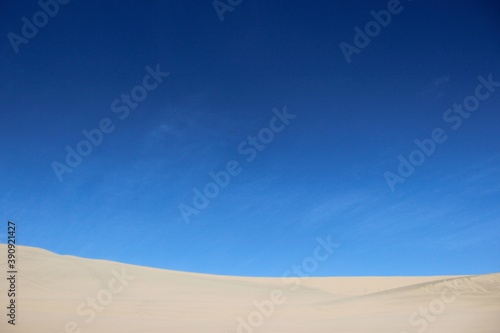 sand dunes in the desert huacachina ica Peru
