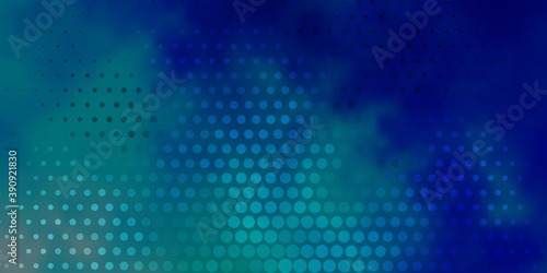 Light Blue, Green vector background with spots.