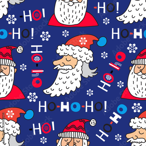 Christmas HO HO pattern 6