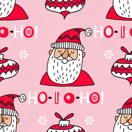Christmas Santa pattern 1